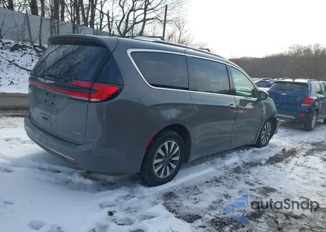 2021 Chrysler Pacifica Hybrid Touring L z USA, uszkodzony, nr VIN 2C4RC1L7XMR603286